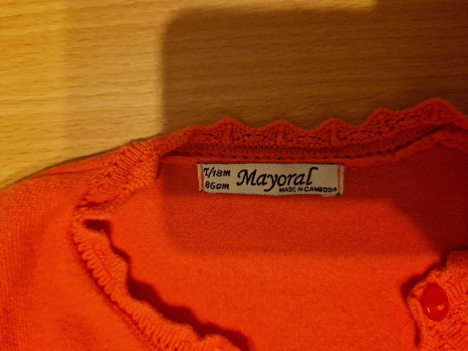 dwa bolerka firmy Mayoral 18M 86 cm i 12 M 80 cm