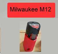 Wieszak, chwyt na akumulator Milwaukee M12