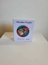 Puzzle 3D Drewniane Układanka dla dzieci i dorosłych - Las