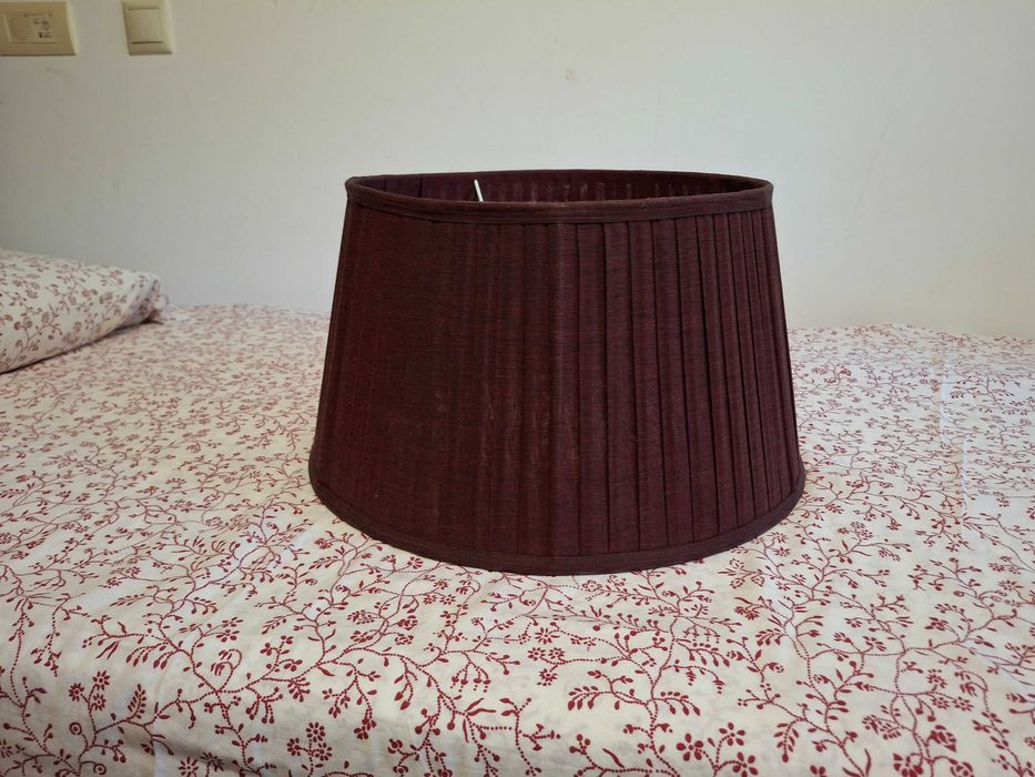 Abajour Bordeaux em tecido