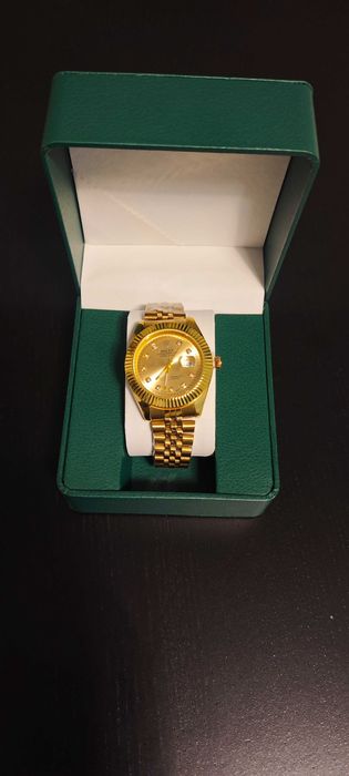 Relógio lady Date Just Dourado NOVO