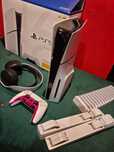 Playstation 5 slim zestaw jak nowa 1 rok gwarancji