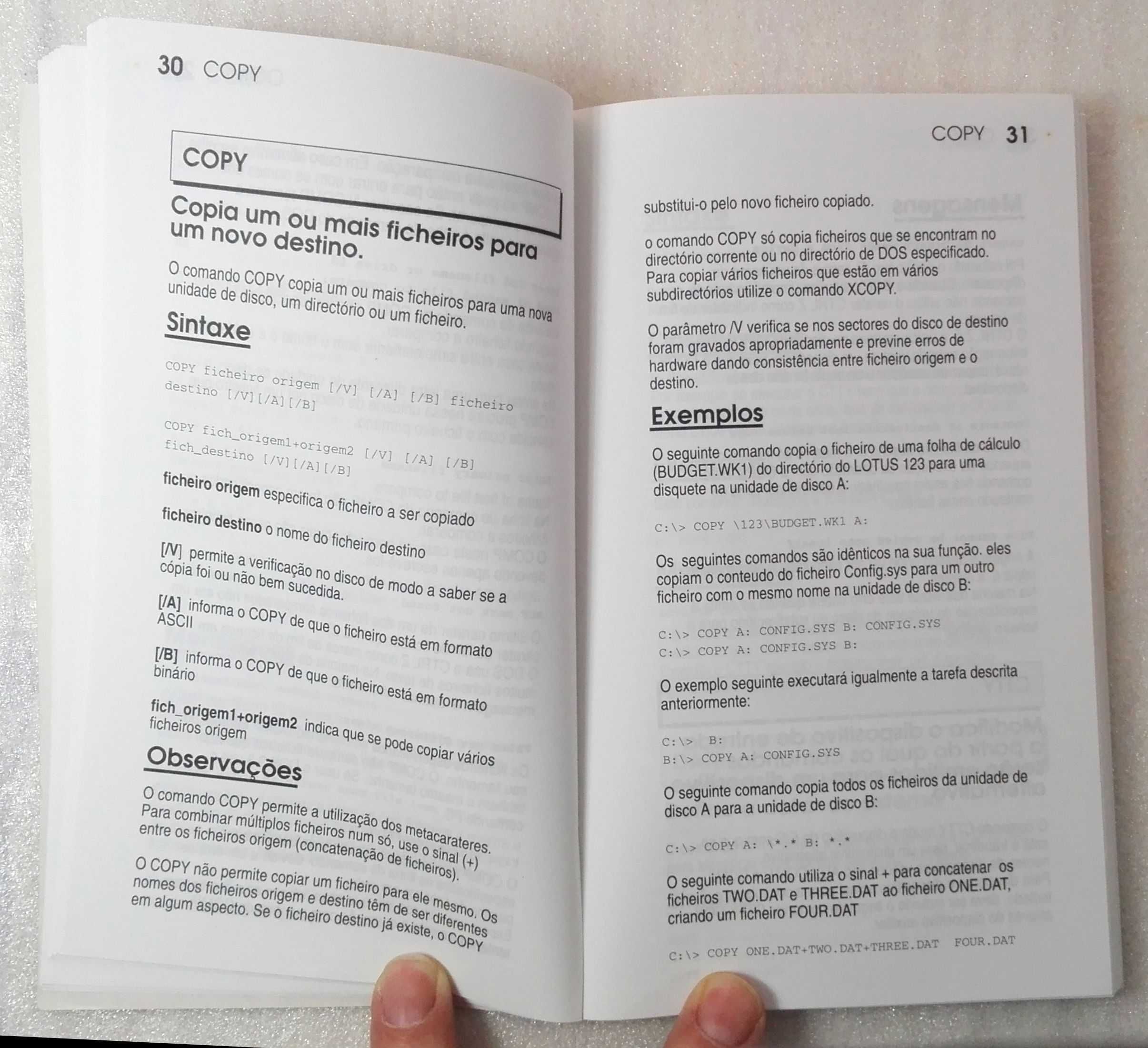 Livro DOS 6 -Manual de Bolso