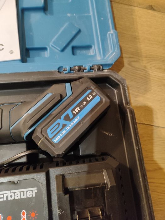 Urządzenie wielofunkcyjne/multitool Erbauer 18v, 4ah, rok produkcji 23