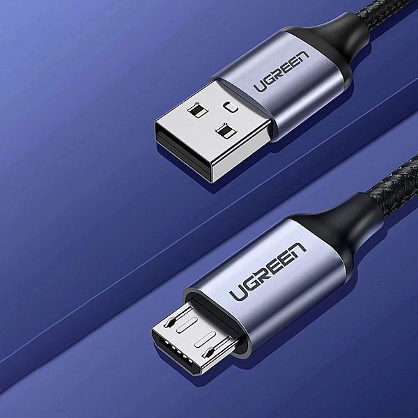 Ugreen kabel przewód Usb - micro Usb 2m szary (60148)