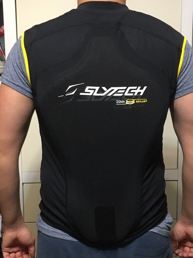 Защита спины черепаха моточерепаха мотозащита Slytech 2Skin Kevlar