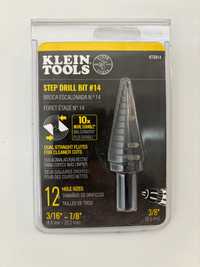 wiertło wielostopniowe stożkowe Klein Tools KTSB14 Nowe USA