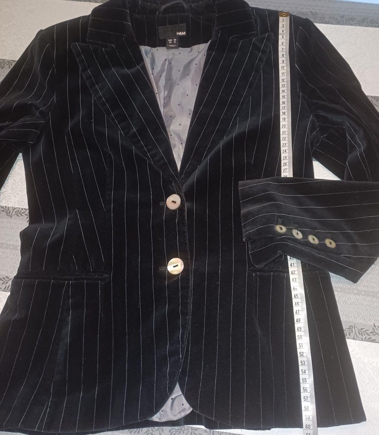 H&M marynarka z aksamitu