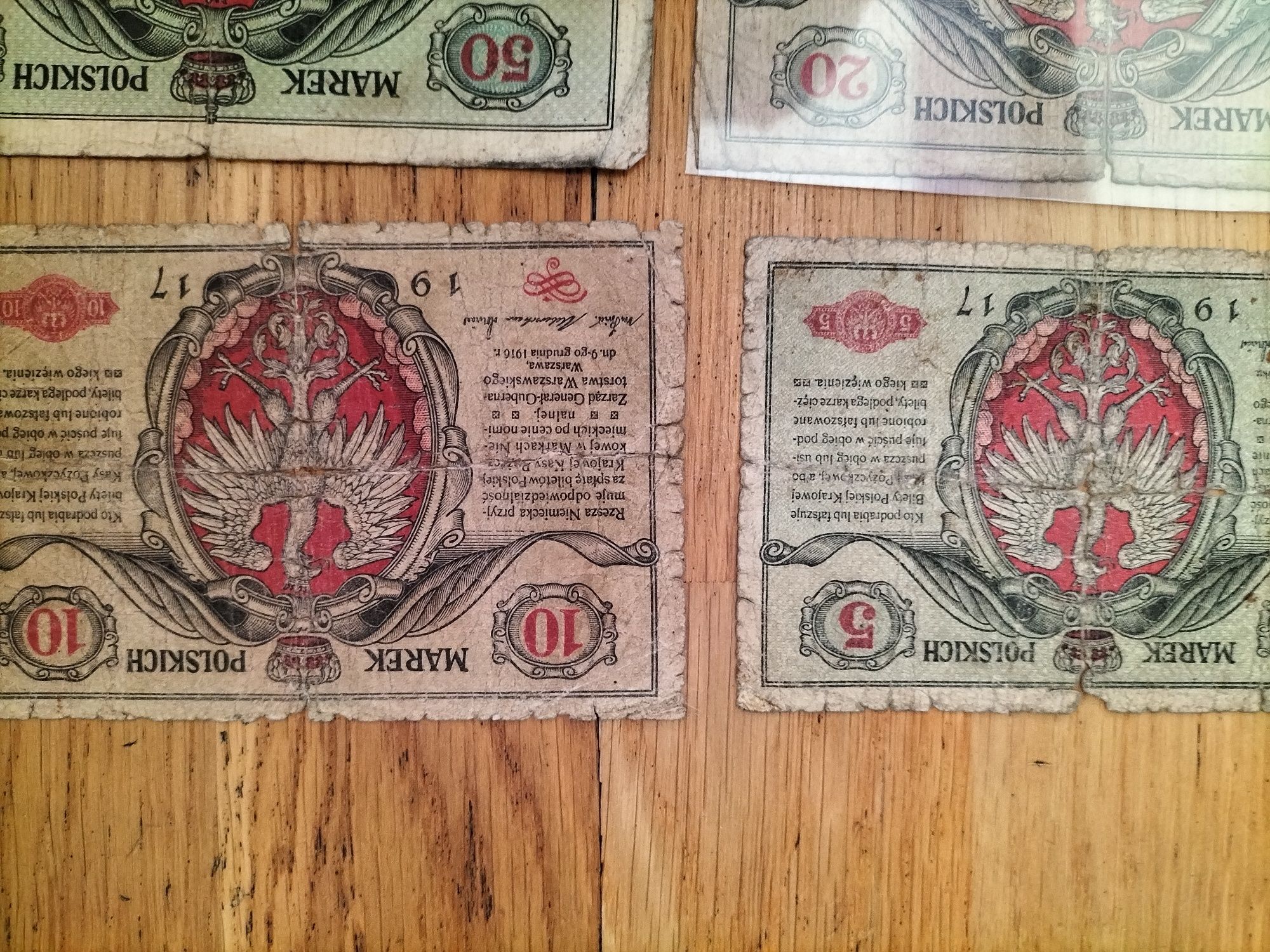 Stare banknoty, marki polskie