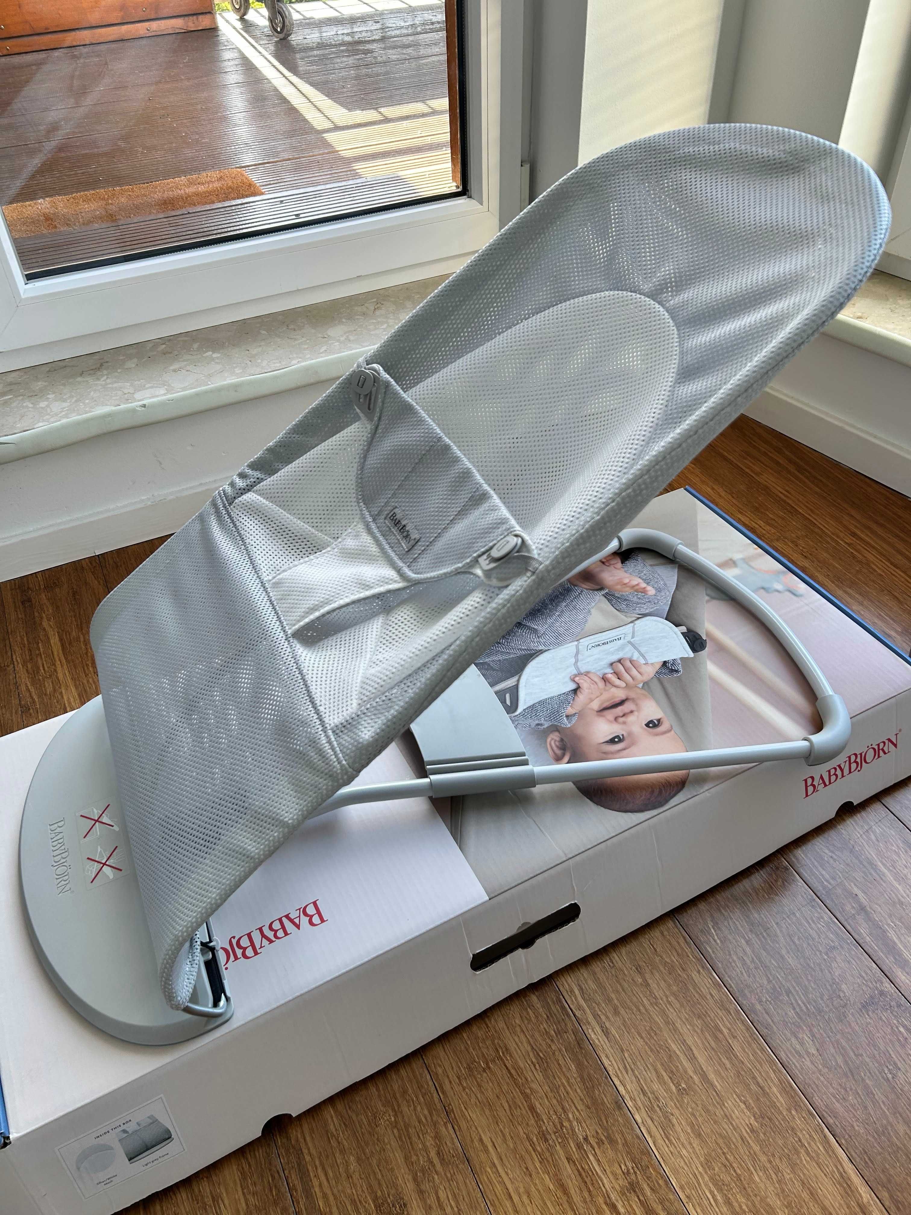 Bujak/ leżaczek Baby Bjorn BLISS MESH szary