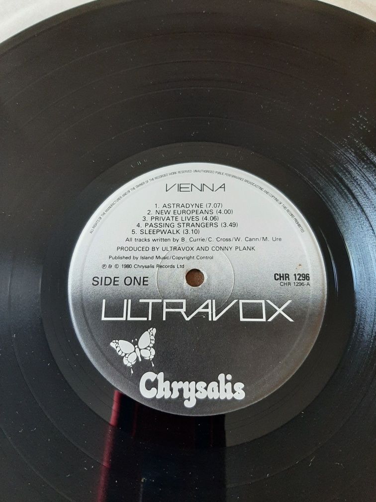 Płyty winylowe Ultravox 1-press z U.K. ceny do 80 zł