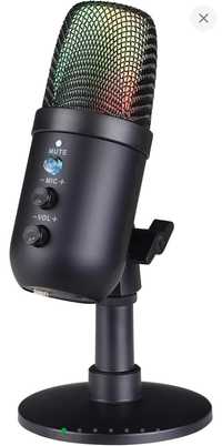 Мікрофон студійний конденсаторний з підсвічуванням мікрофон для блогер