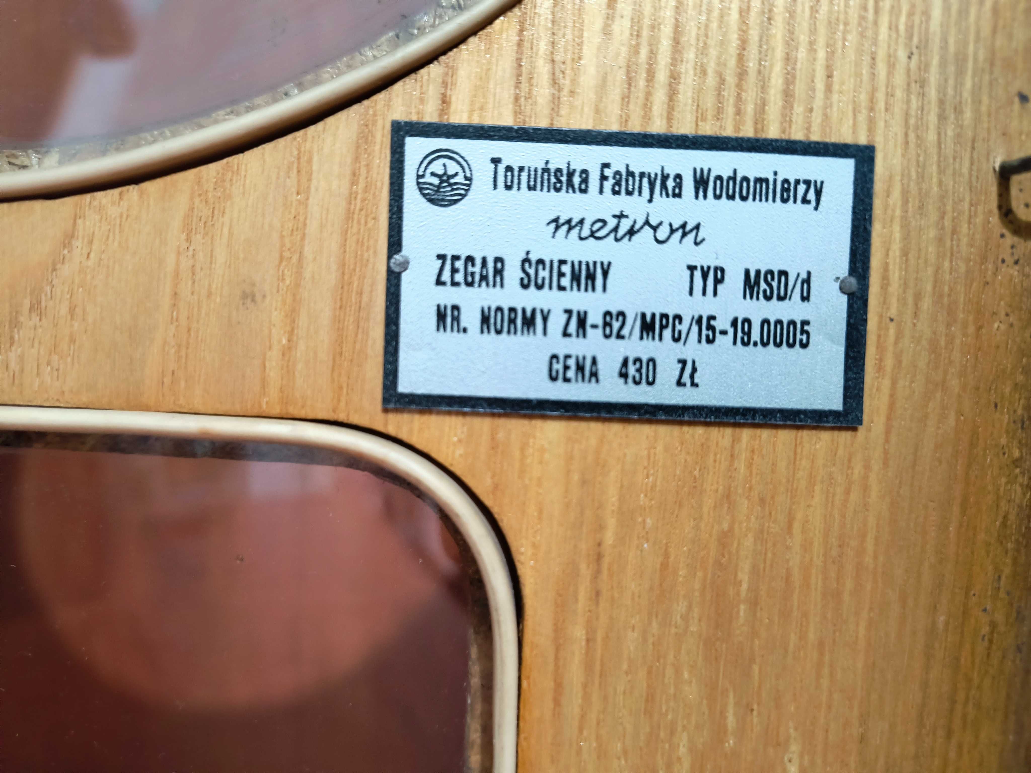 Zegar ścienny Typ MSD sama skrzynka obudowa z bimbałem szafka
