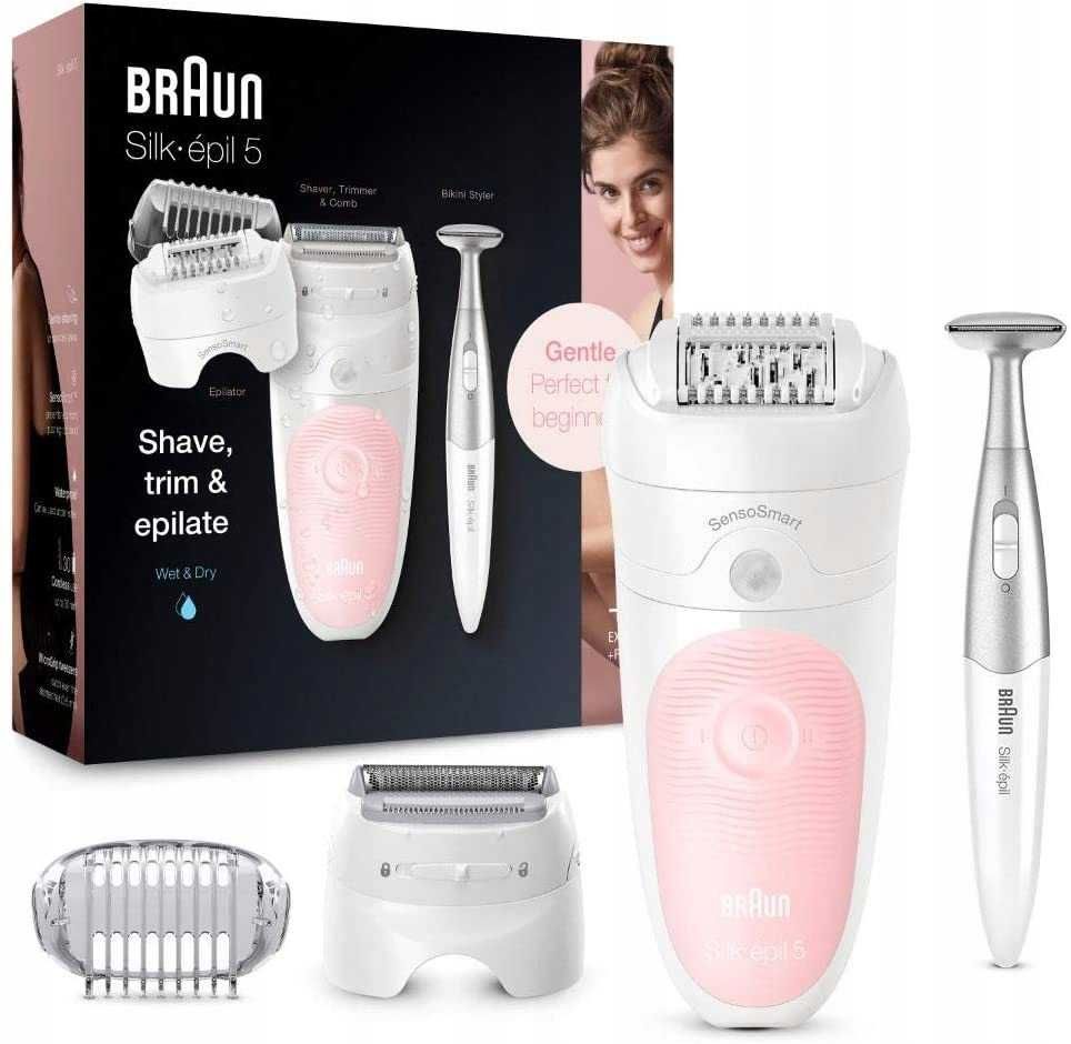 Nowy Depilator Braun Silk-épil 5 SES 5-820, Kraków