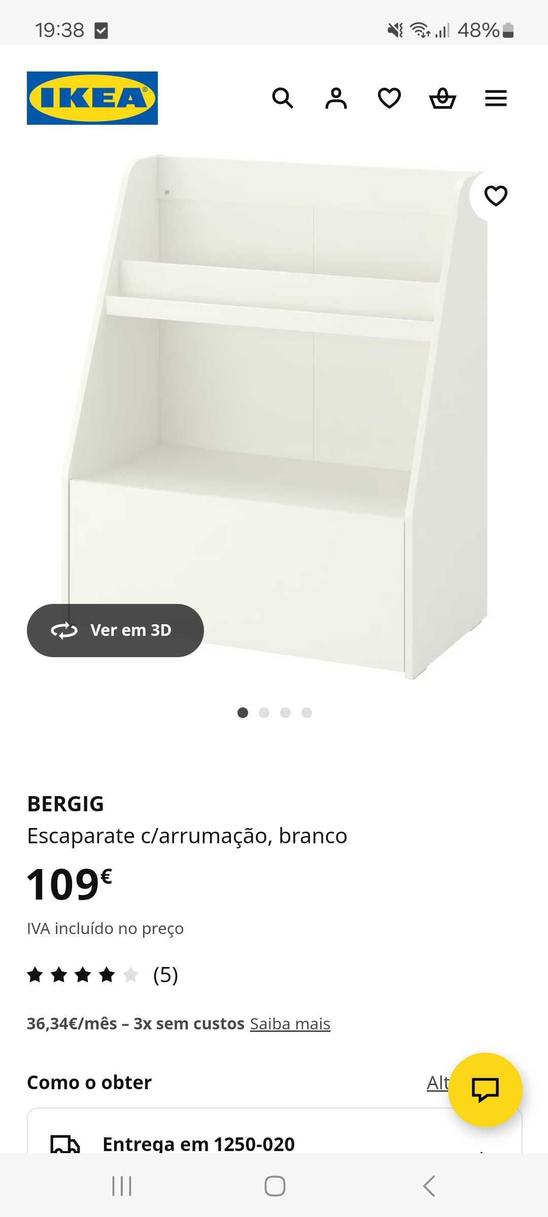 Estante livros quarto criança