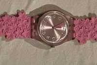 Relogio Swatch cor de rosa