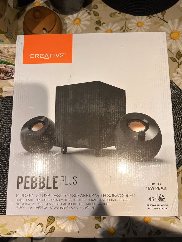 Creative Pebble Plus  Głośniki stacjonarne 2.1 USB z subwooferem