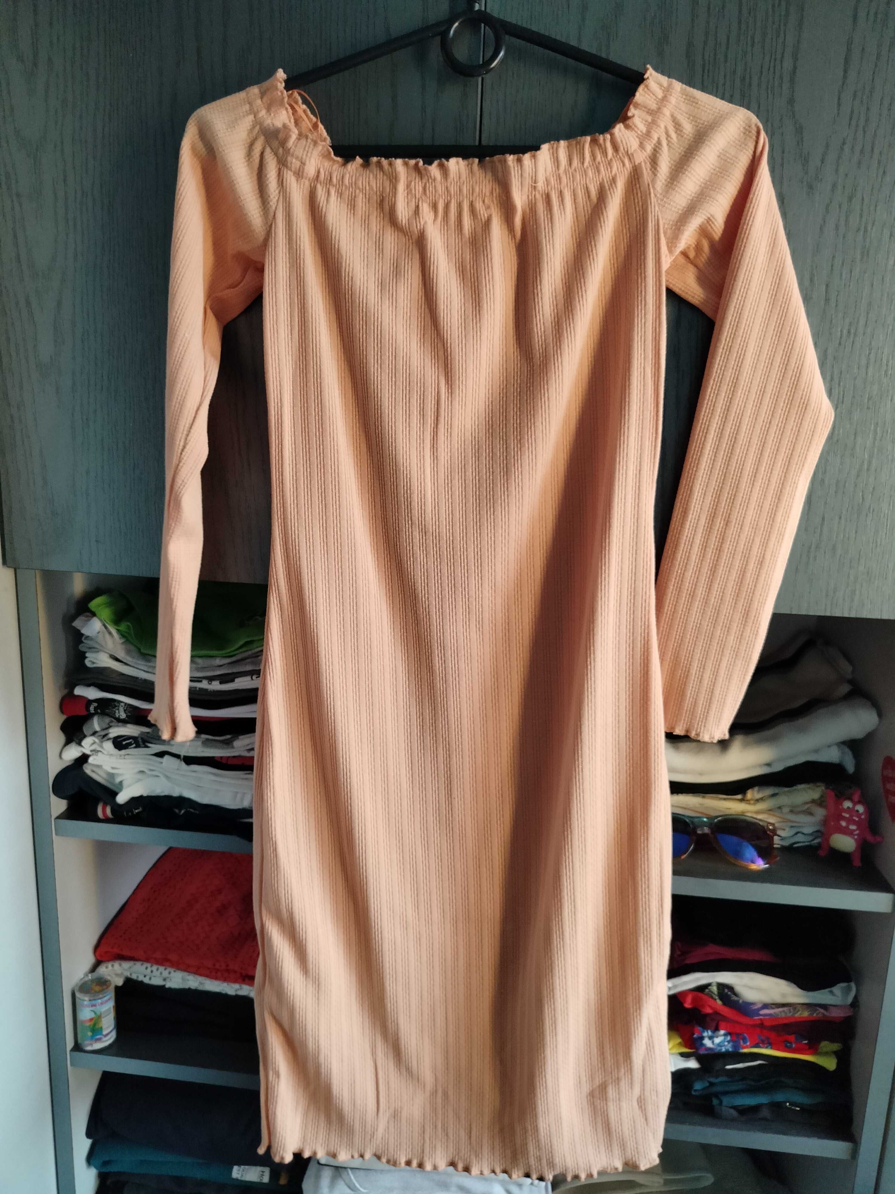 Morelowa sukienka damska rozmiar 40