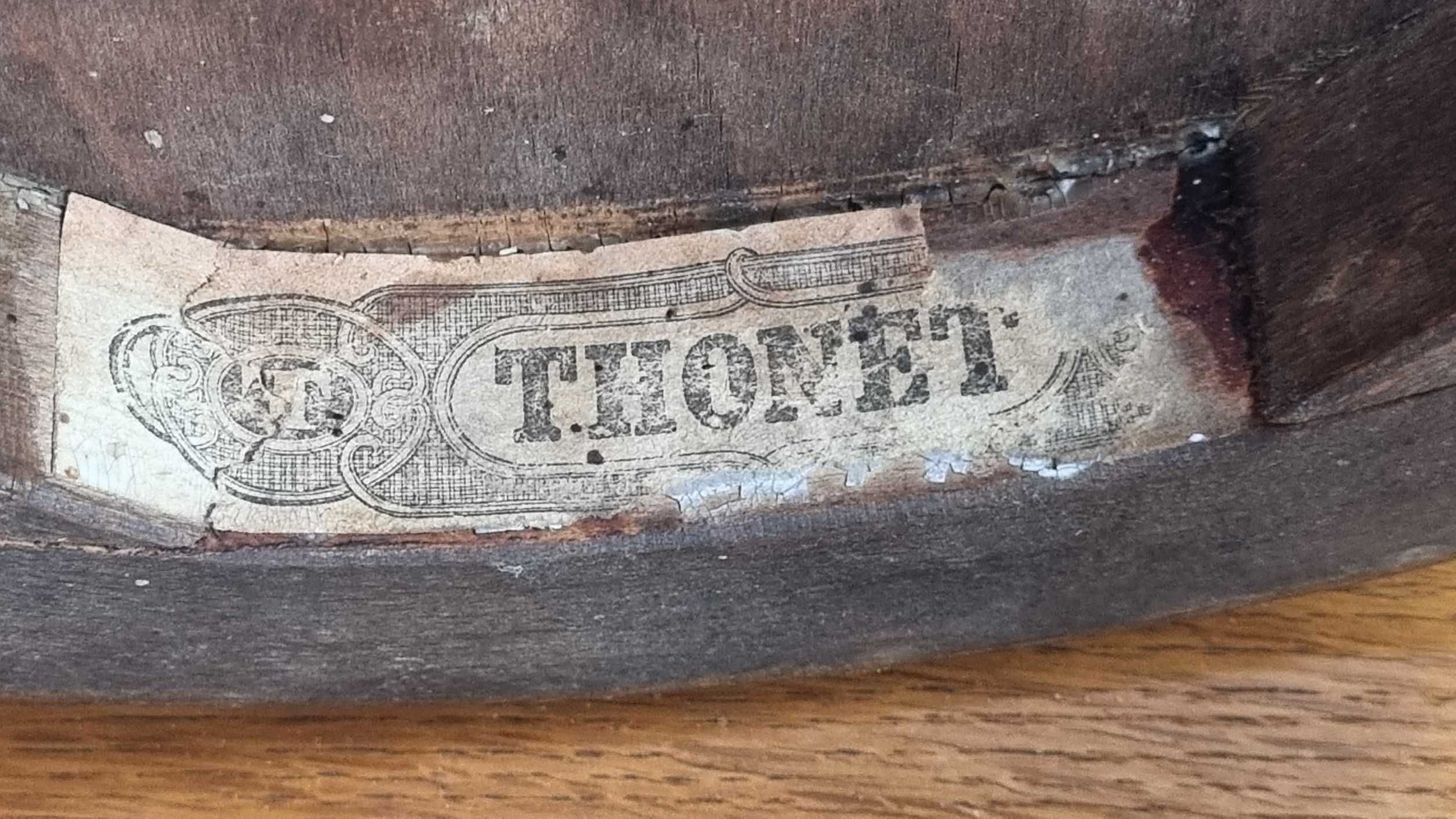 Thonet taboret krzesło gięte przedwojenne Art Deci Design
