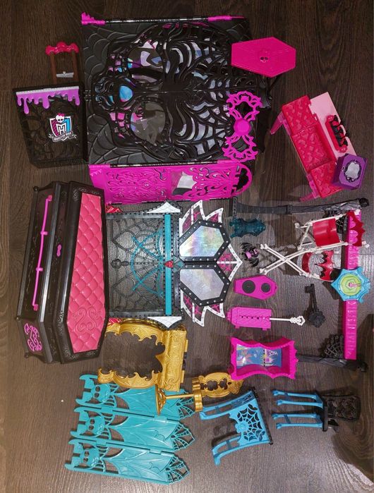ВЕЛИЧЕЗНИЙ ЛОТ! Monster High (Монстер Хай) Меблі ОРИГІНАЛ б/в