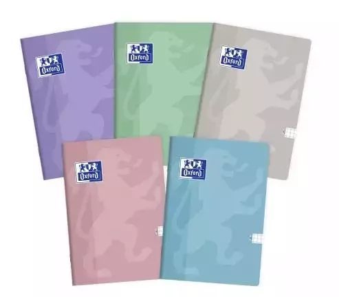 Zeszyt A5/60K kratka Touch Pastel (5szt). Oxford. Nowy Produkt