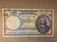 Nota 20 escudos 1959