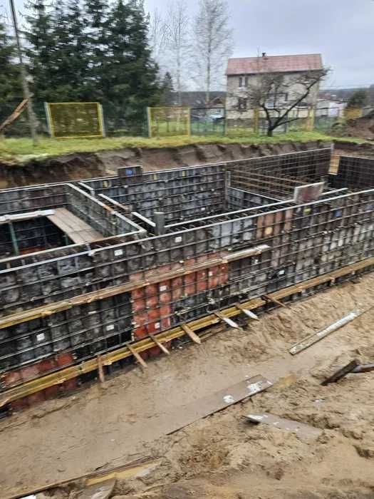 Wynajem wypożyczalnia szalunki szalunków Ścienne Stropowe Fundamentowe
