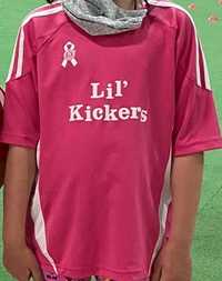 Koszulka sportowa różowa CHALLENGER USA dziewczynka 134cm