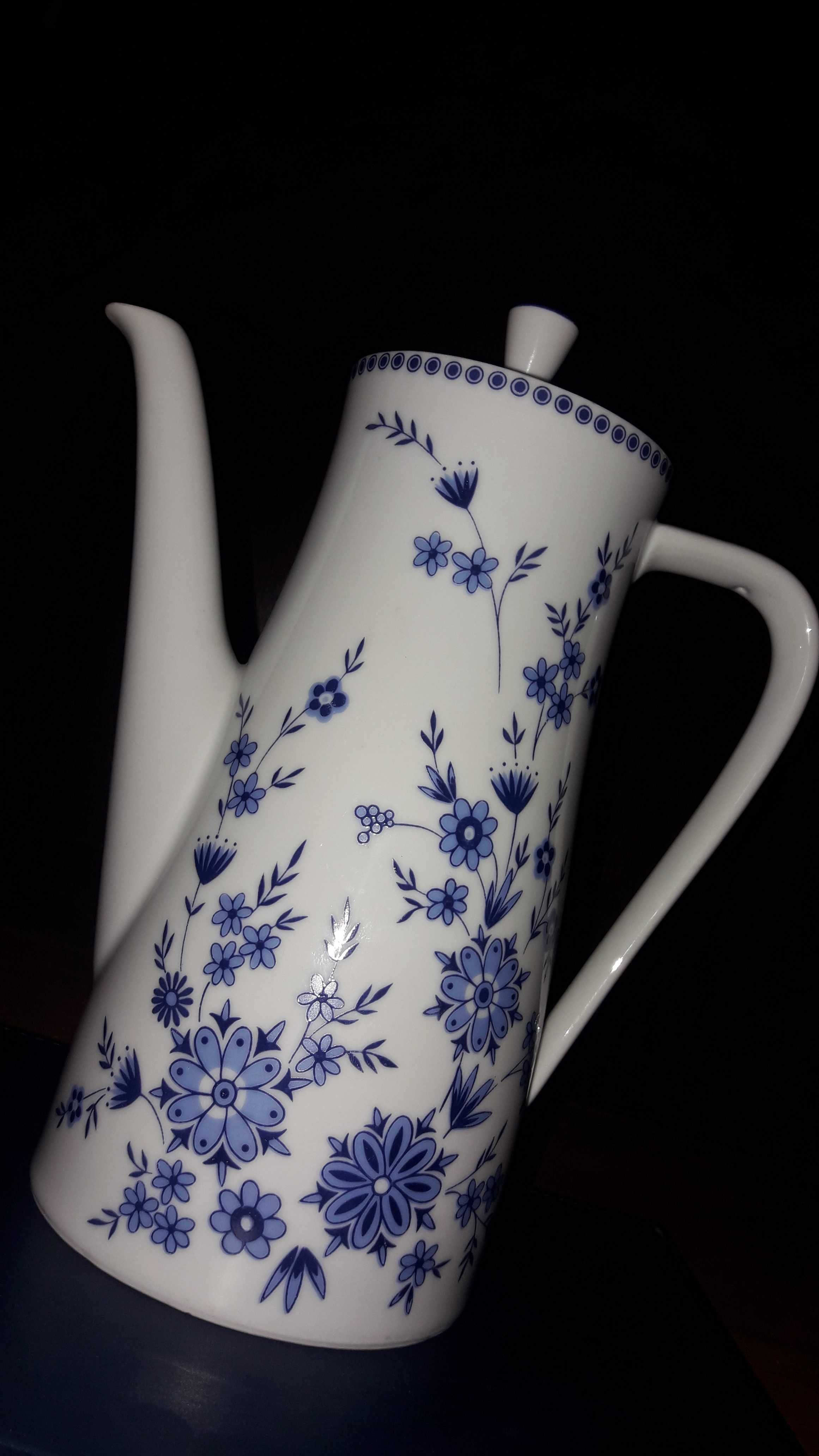 Dzbanek porcelana Seltmann Weiden Bavaria P.741 Bayerisch Blau - Doris