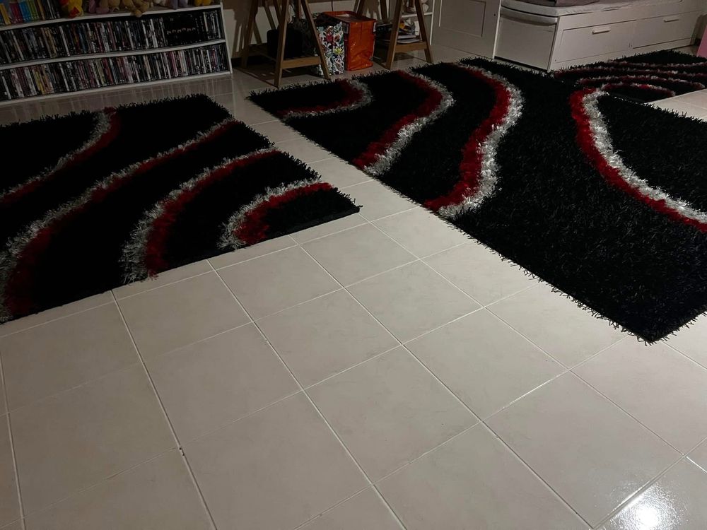 Conjunto de 3 carpetes