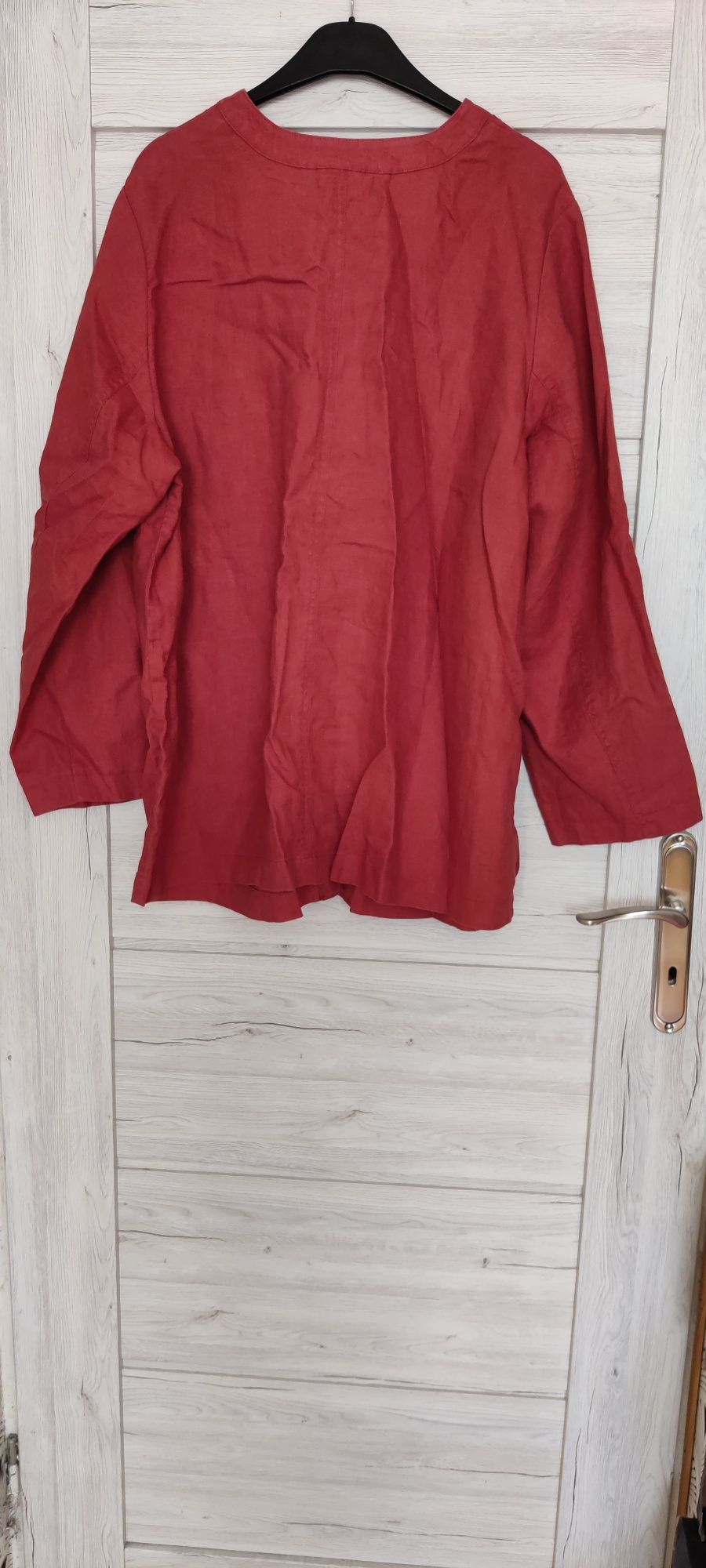 Marynarka koszula len Bonprix 52 plus size