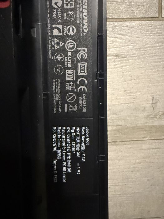 Lenovo g500 i3 ,12 гб опертивной,ssd 120 gb windows 8.1 диск ліцензія