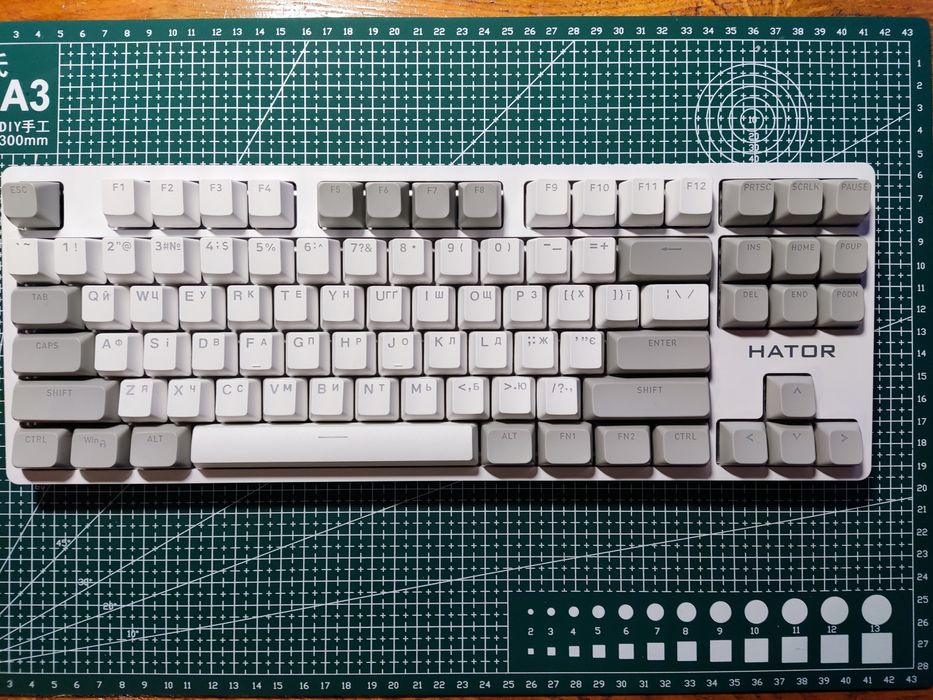 Клавіатура Hator Rockfall 2 OPTIKA TKL