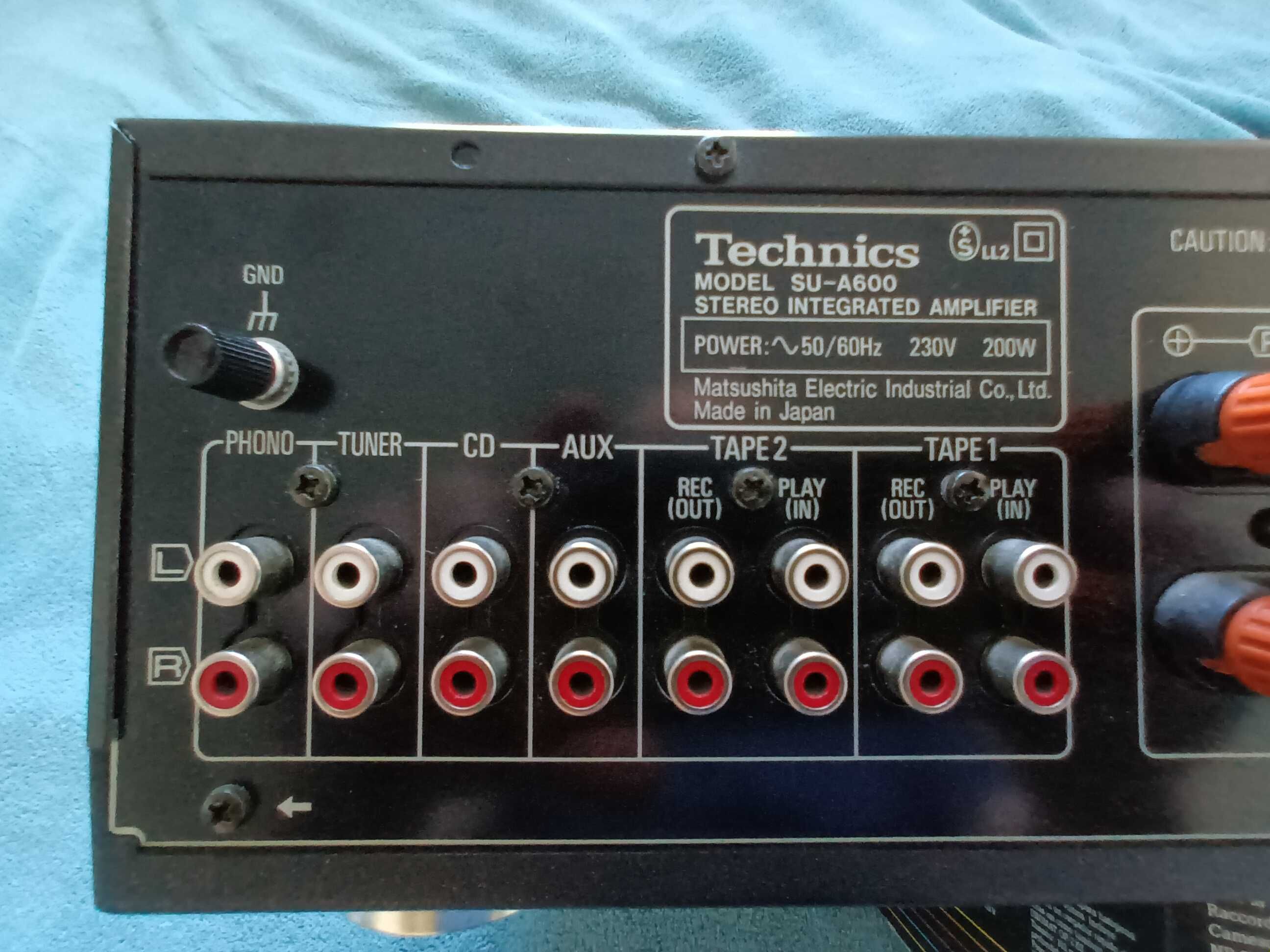 TECHNICS SU-A600 wzmacniacz (stereo integrated amplifier )