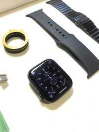 Relógio Apple Watch 8 45mm + 3películas de protec + bracelete metálica