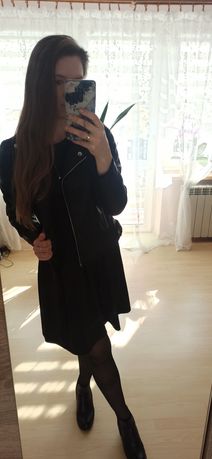 Czarna bawełniana sukienka S/M