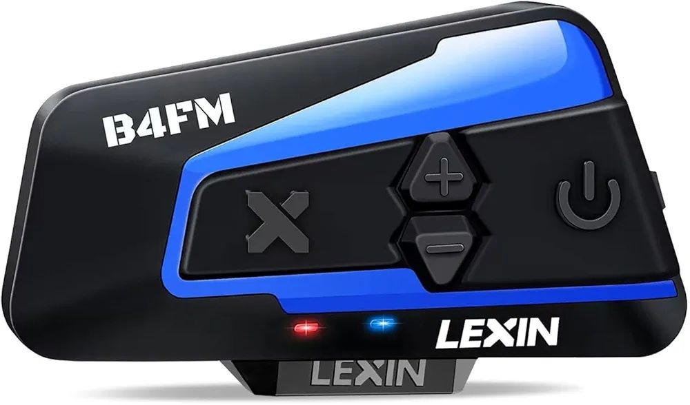 Lexin B4FM Bluetooth Intercom – гарнітура для мотоциклів (Single Pack)