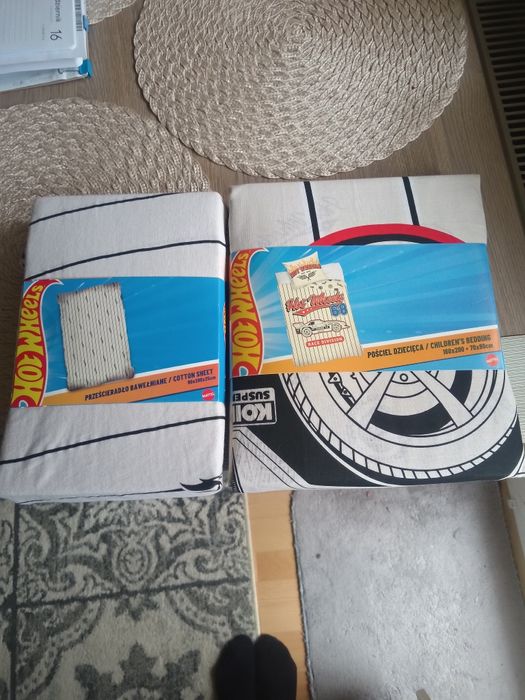 Komplet pościeli hot wheels + prześcieradło