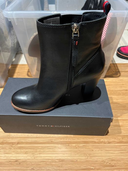 Tommy Hilfiger botki damskie słupek rozmiar 39