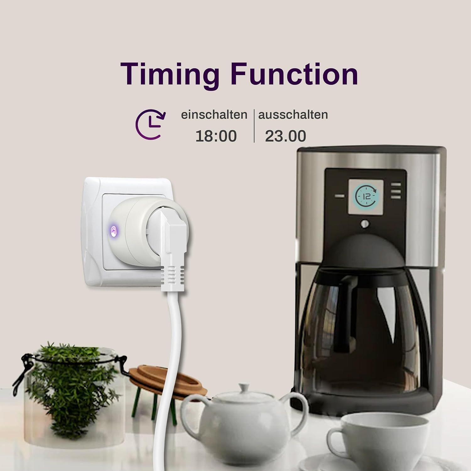 Gniazdko wi-fi UCOMEN Smart Home inteligentne 4 sztuki Tuya