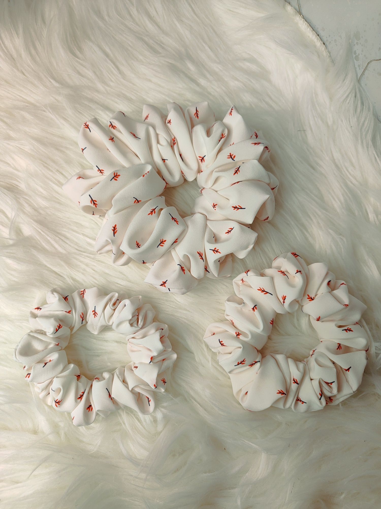 Scrunchie do włosów rozm M Jedwab Silk