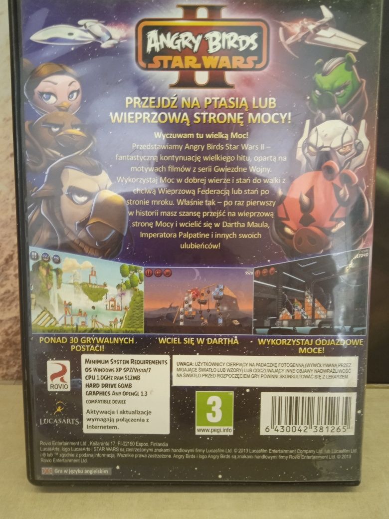 Zestaw GIER na Pc LEGO,Angry birds,Hugo ,Łowcy Smoków
