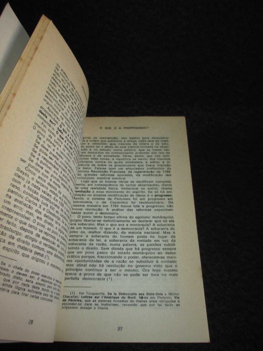 Livro O Que é a Propriedade? Proudhon