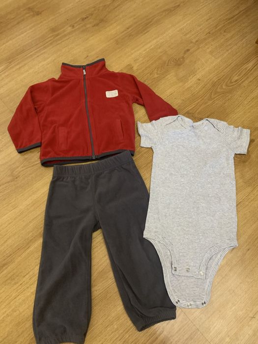Комплект дитячий Carter’s (Кофта + боді + штани) 24 міс