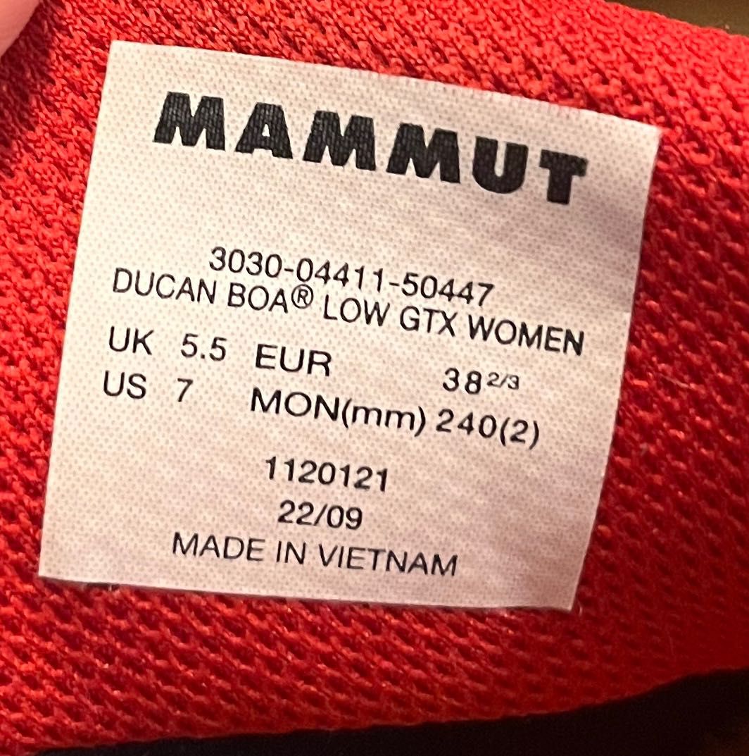 Buty trekingowe Damskie  Mammut Ducan Boa Low GTX Women