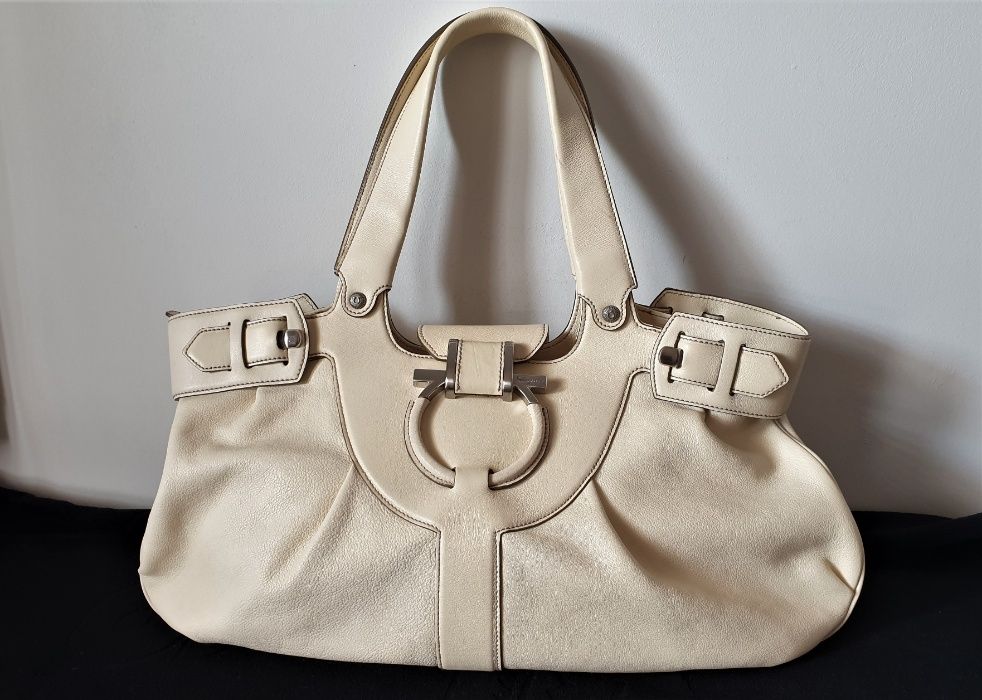 Torebka Salvatore Ferragamo Skórzana Oryginalna Dkny Miu Fendi Vintage