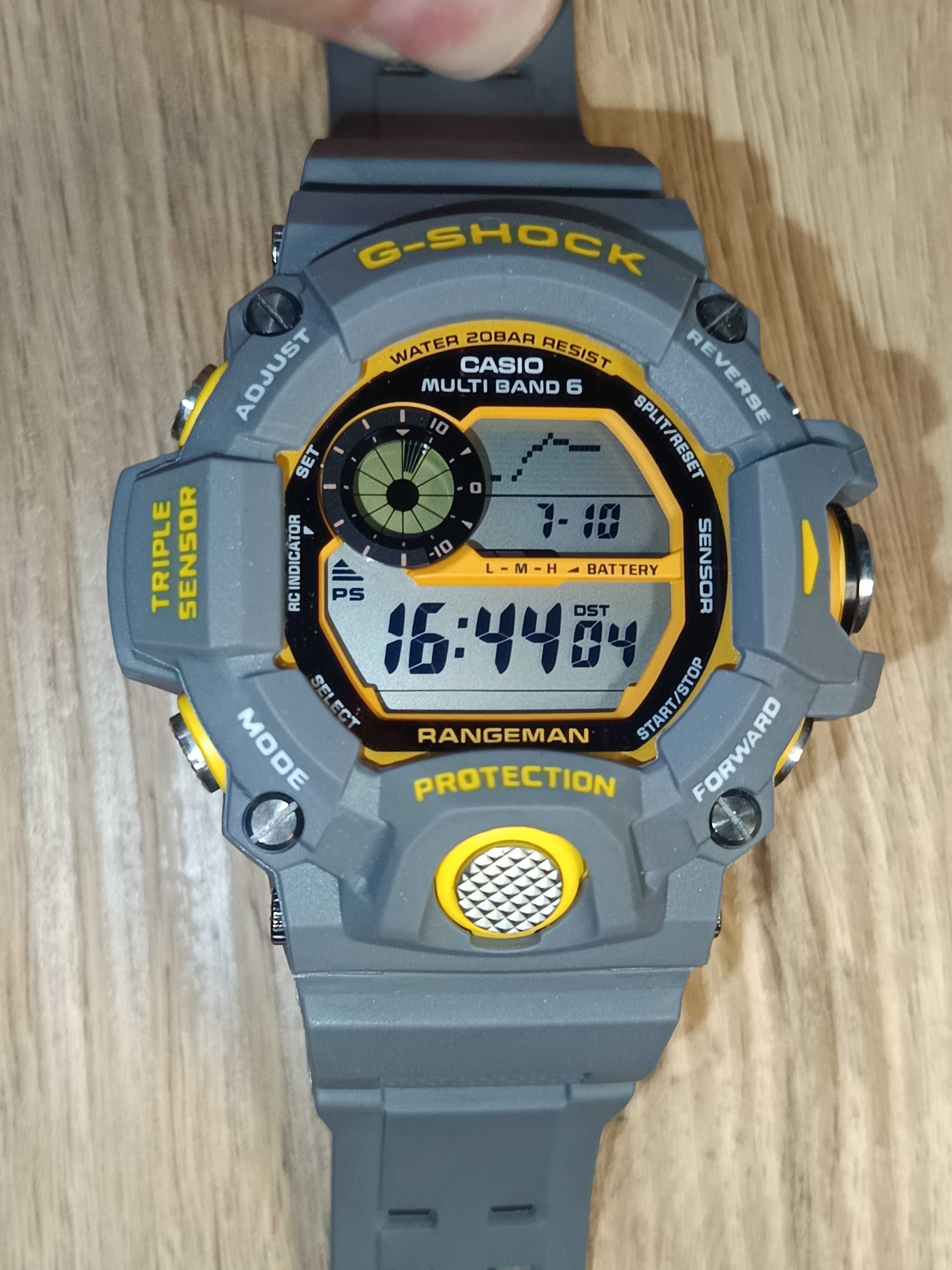 Zegarek Casio G-shock GW-9400Y mod, custom, Rangeman