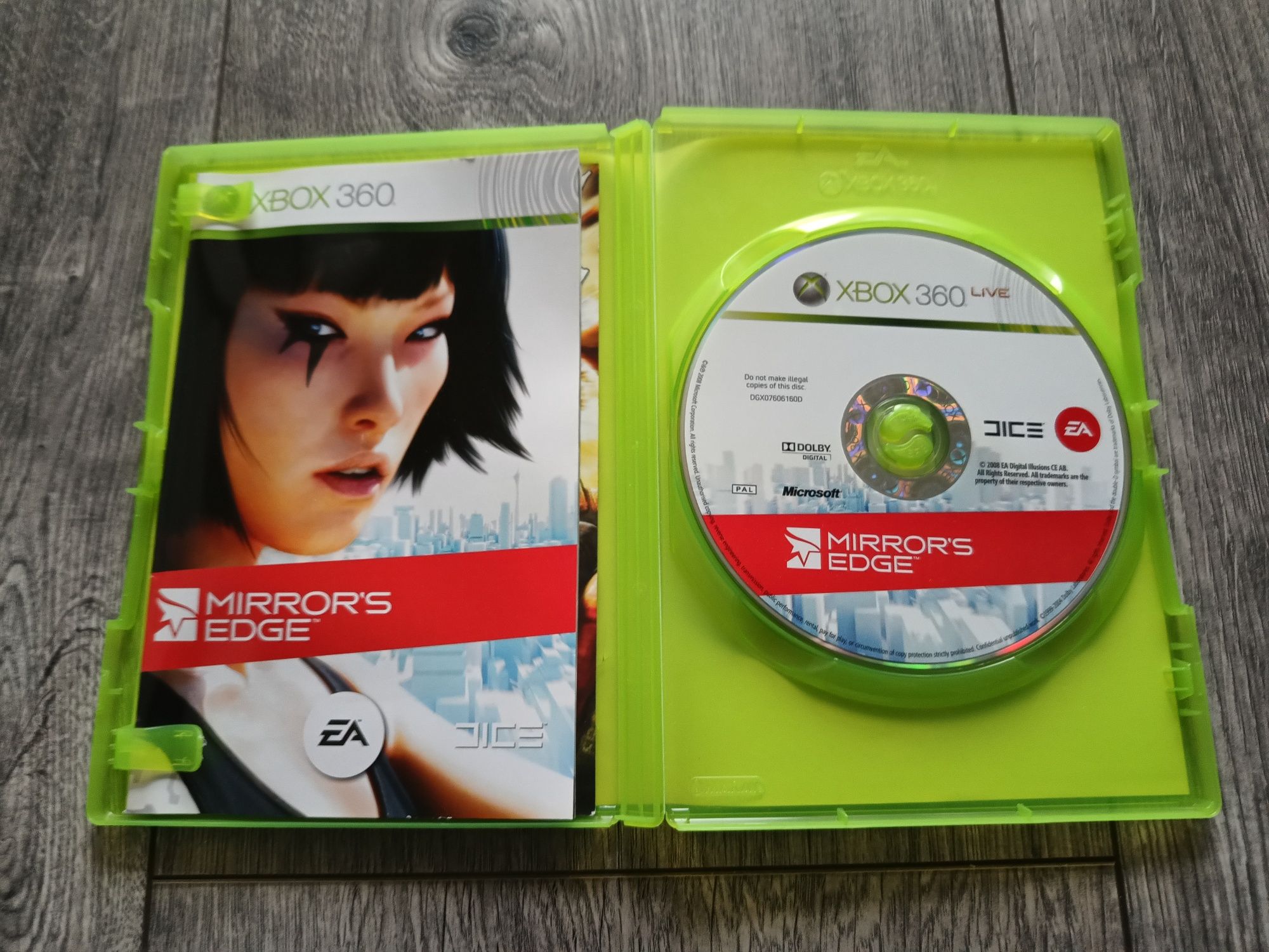 Gra Xbox 360 Mirrors Edge - PL