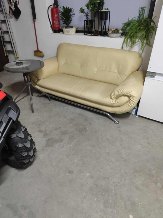 Oddam pilnie! Sofa 3 osobowa ekoskora