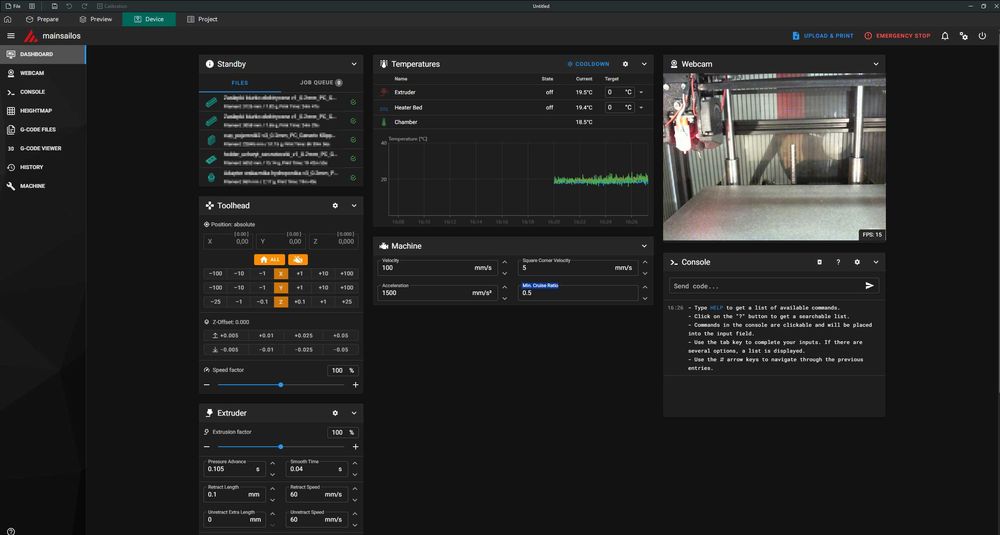 Drukarka 3D Sapphire PRO1 + modyfikacje